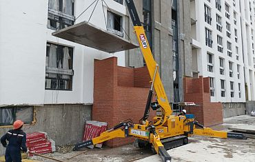 Монтаж бетонной плиты