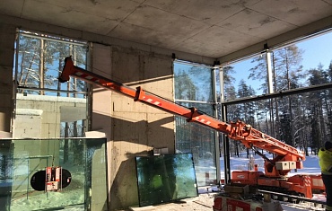 Мини-кран SPX1040 и вакуумный захват GS-500